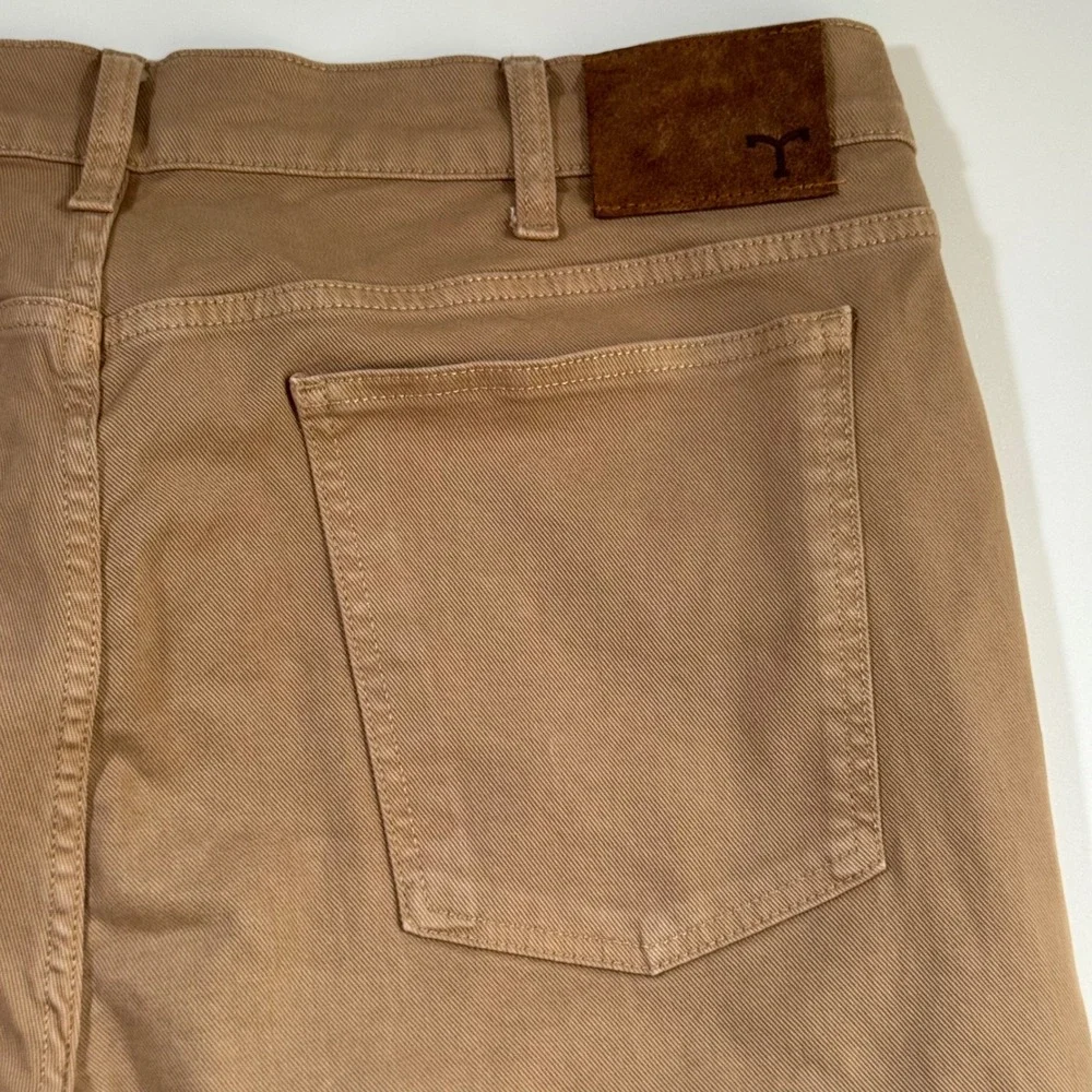 Tecovas Everyday Standard Jean 38x32 Tobacco Brown Tan Straight Leg  Men's